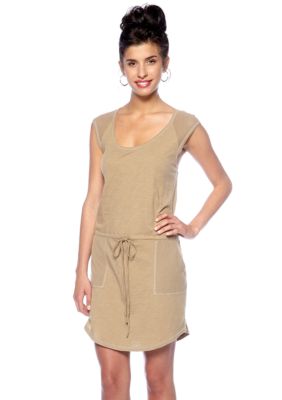 C&C California Cap Sleeve Dress with Mesh