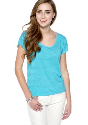 C&C California Tonal Stripe Hi Lo Tee