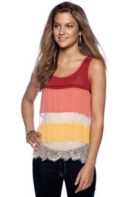 Chord Mixed Media Tank