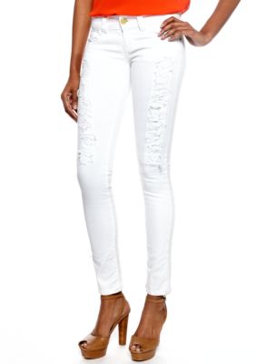 Chord White Destructed Jeans