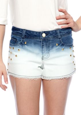 Chord Ombre Stud Jean Shorts