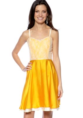 Caitlin Michelle Lace Bodice Dress