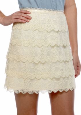 Caitlin Michelle Lace Tiered Skirt