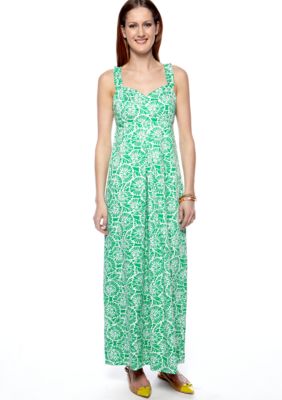 ellen & ollie Sweetheart Printed Maxi Dress