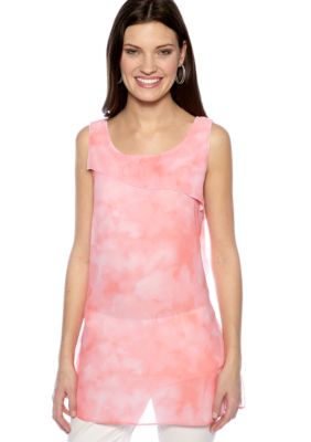 Jazsalyn Side Cascading Tie Dye Tunic