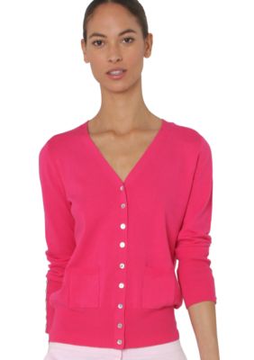 Isaac Mizrahi New York Cuffed Cardigan with Front Pockets