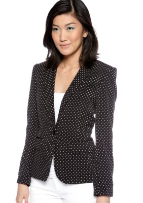 Isaac Mizrahi New York Polka Dot Blazer