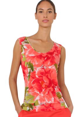 Isaac Mizrahi New York Printed Knit Tank