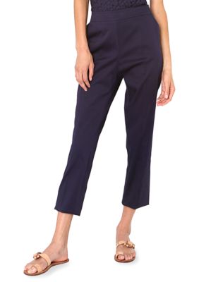 Isaac Mizrahi New York Sateen Crop Pant