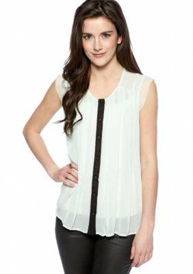 Lily White Color Trim Top