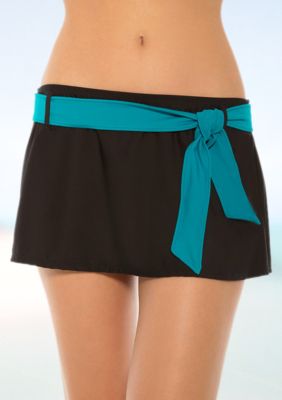 Eco Swim Belted Skirted Swim Bottom
