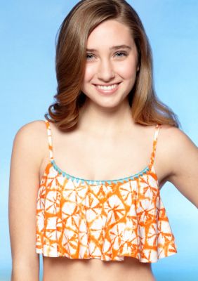 Hobie Spotted on Shore Flounce Bra Top