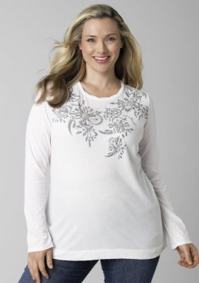 Calvin Klein Jeans Plus Size Embellished Tee
