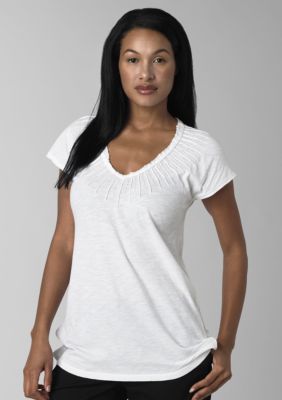 Calvin Klein Jeans Cap Sleeve V Neck Tee