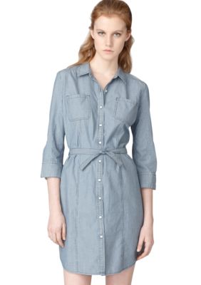 Calvin Klein Jeans Micro Stripe Shirt Dress
