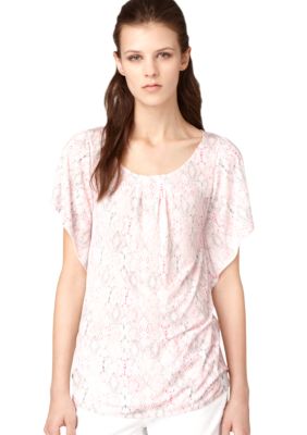 Calvin Klein Jeans Flutter Sleeve Top