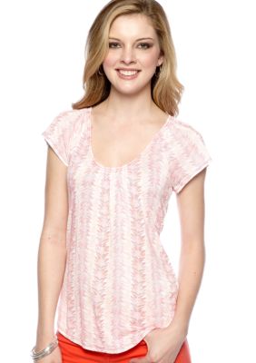 Calvin Klein Jeans Printed Soft V-Neck Tee