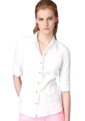 Calvin Klein Jeans Fitted Chambray Shirt