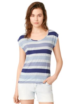 Calvin Klein Jeans Stripe Hi Low Tee