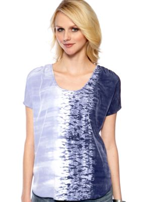 Calvin Klein Jeans Flutter Sleeve Printed Top