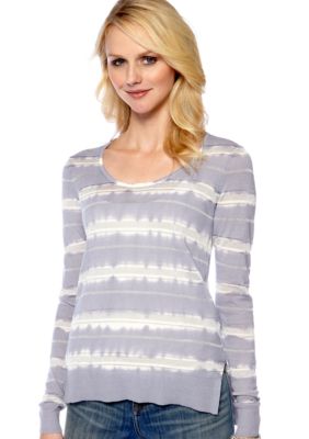 Calvin Klein Jeans Tie Dye Striped Pullover Sweater