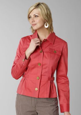 Jones New York Signature Button Front Jacket