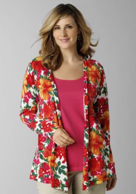 Jones New York Signature Plus Size Drape Front 2-Fer