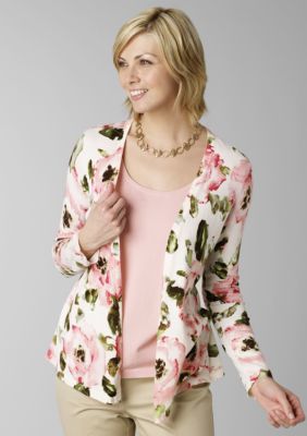 Jones New York Signature Plus Size Floral 2-Fer