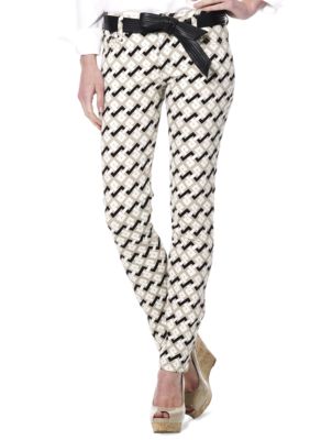Jones New York Signature Bleecker Printed Ankle Jean