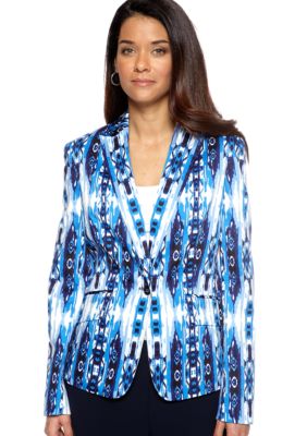 Jones New York Signature Petite Fitted Blazer