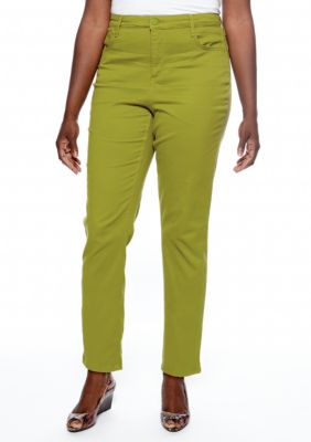 Jones New York Signature Plus Size 5 Pocket Ankle Pant