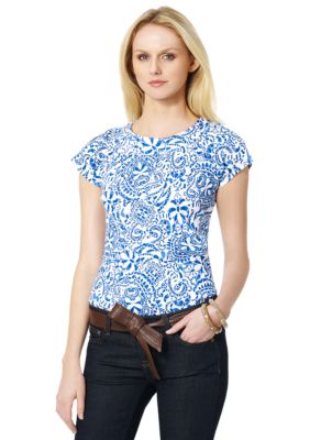 Jones New York Signature Ballet Neck Top
