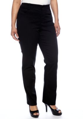 Jones New York Signature Plus Size Twill Pant