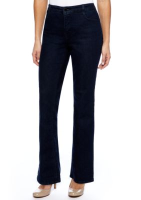 Jones New York Signature Petite Lexington Straight Leg Jean
