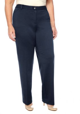 Jones New York Signature Plus Size Classic Twill Pant