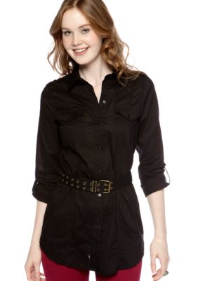 Almost Famous Roll Sleeve Shirt<br>