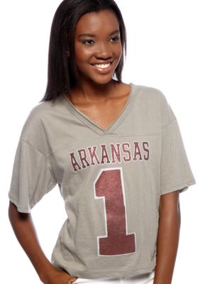 Pressbox Arkansas Zena Crop Tee