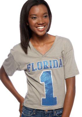 Pressbox University of Florida Zena Crop Tee