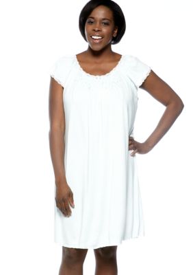 Miss Elaine Plus Size Sofiknit Short Gown