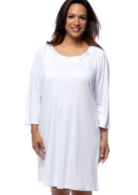 Miss Elaine Plus Size Sofiknit Short Gown