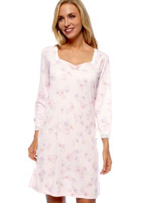 Miss Elaine Plus Size Sofiknit Short Gown