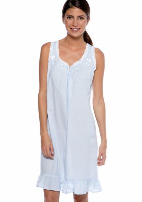 Miss Elaine Sleeveless Polka Dot Chemise