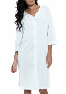 Miss Elaine Nylon Tricot Short Robe