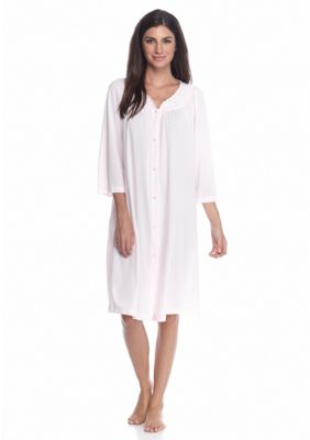 Miss Elaine Nylon Tricot Short Robe