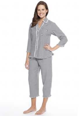 Miss Elaine Seersucker Pajama Set