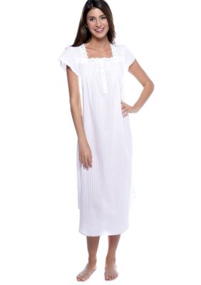 Miss Elaine Seersucker Long Gown