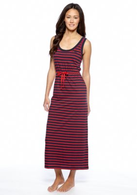 Lauren Ralph Lauren Striped Maxi Gown