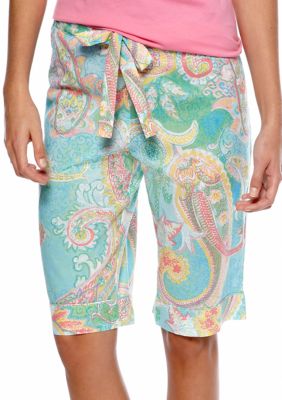 Lauren Ralph Lauren Paisley Print Bermuda Sleep Short