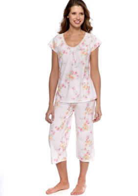 Lauren Ralph Lauren Floral Print Capri Pajama Set