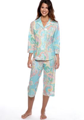 Lauren Ralph Lauren Paisley Capri Pajama Set